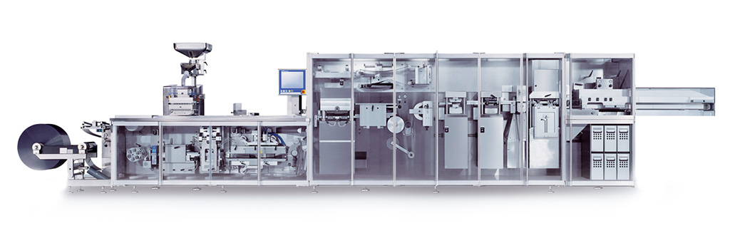 Vista lateral de Máquina Blister